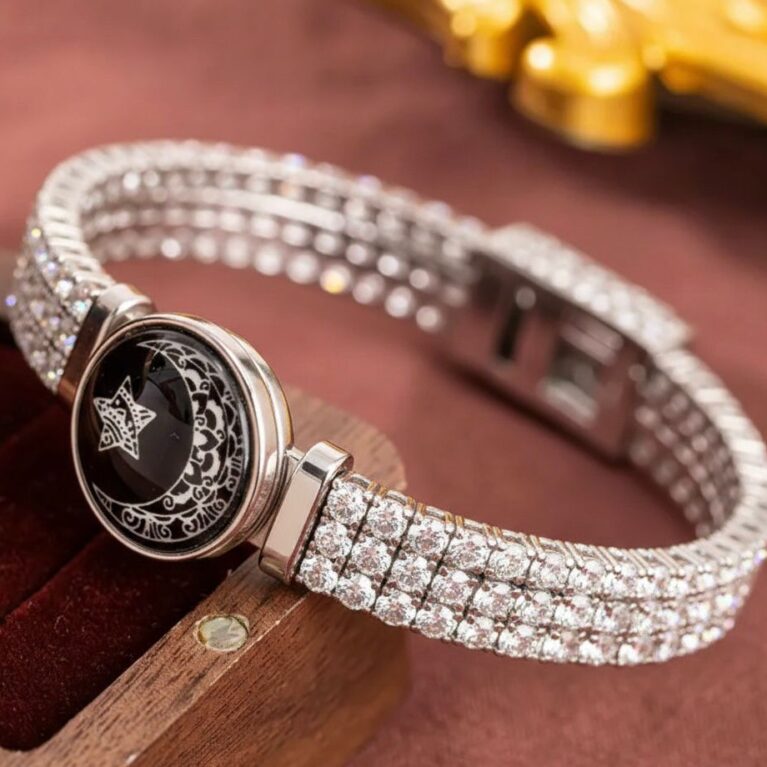 Diamond Stone, Sun & Moon Bracelet