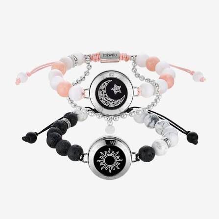 Glass Bead, Sun & Moon Bracelet